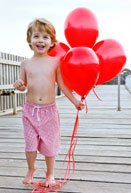 Paddle Boys Swimwear - childrens swimwear - boys swim trunks - red